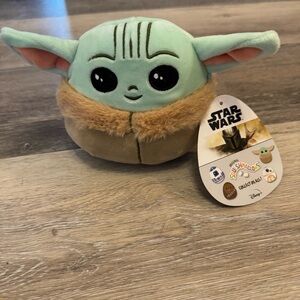 New 5" Star Wars Mandalorian Baby Yoda Grogu Squishmallow Rare Kellytoy NWT